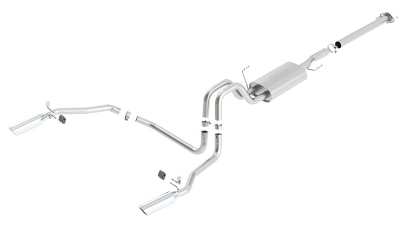 Borla 11-14 Ford F-150 5.0L AT 2/4WD Aggressive ATAK SS Catback Exhaust - eliteracefab.com