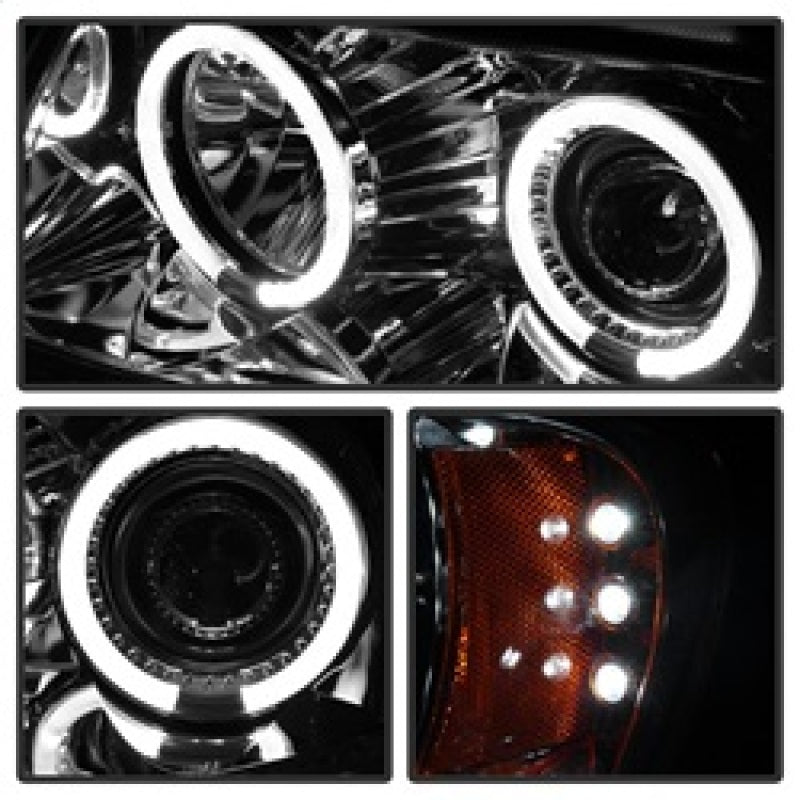 Spyder Jeep Grand Cherokee 99-04 Projector Headlights LED Halo LED Chrm - PRO-YD-JGC99-HL-C - eliteracefab.com