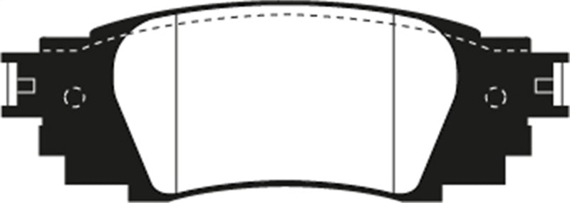 YellowStuff Rear Brake Pads - DP43080R EBC