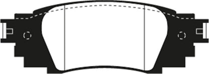 YellowStuff Rear Brake Pads - DP43080R EBC