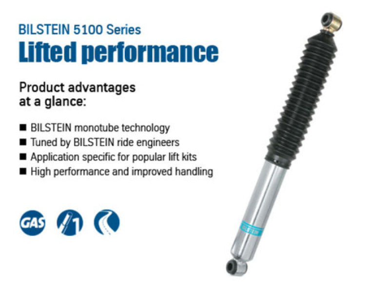 Bilstein 5100 Series 96-02 Toyota 4Runner Rear 46mm Monotube Shock Absorber - eliteracefab.com