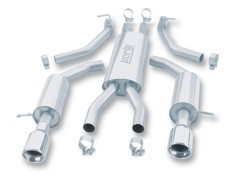 Borla 03 Thunderbird 3.9L V8 AT RWD 2 DR Catback Exhaust - eliteracefab.com