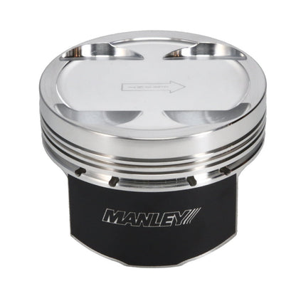 Manley Mitsubishi 4G63/4G63T (6 Bolt) 86mm Bore 9.0:1 CR -8cc Dish Extreme Duty Pistons w/ Rings