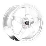 Weld S71 20x10.5 / 5x120mm BP / 7.8in. BS Polished Wheel (High Pad) - Non-Beadlock