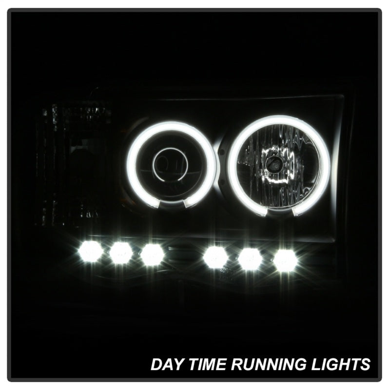 Spyder Dodge Ram 1500 02-05 03-05 Projector Headlights CCFL Halo LED Blk PRO-YD-DR02-CCFL-BK - eliteracefab.com