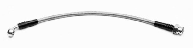 Wilwood 13in OAL Flexline -3 Hose to 45 Deg. Block M10 x 1.00 Bubble Flare Wilwood