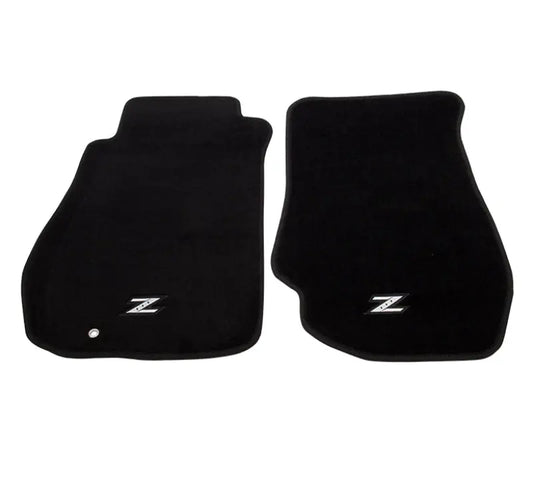 NRG Floor Mats Z Logo 2-Piece Nissan 350Z 2003-2007 - eliteracefab.com