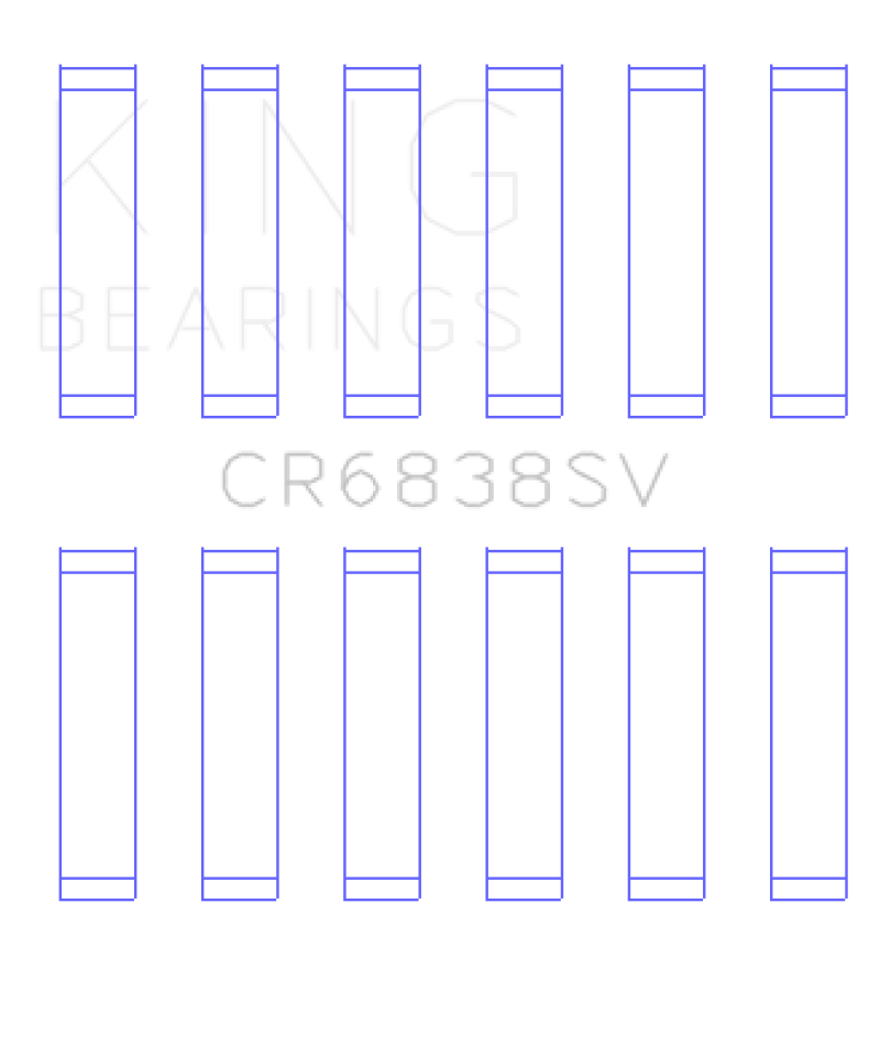 King Land Rover 2.7L TDV6 Sputter Replacement Connecting Rod Bearing King Engine Bearings