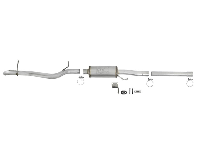 aFe Scorpion 2-1/2in Aluminized Steel Cat-Back Exhaust 07-18 Jeep Wrangler (JK) V6 3.6L/3.8L (2/4dr) aFe