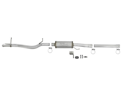 aFe Scorpion 2-1/2in Aluminized Steel Cat-Back Exhaust 07-18 Jeep Wrangler (JK) V6 3.6L/3.8L (2/4dr) aFe