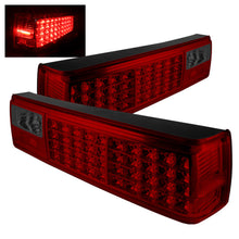 Load image into Gallery viewer, Xtune Ford MUStang 87-93 LED Tail Lights Red Smoke ALT-ON-FM87-LED-RS - eliteracefab.com