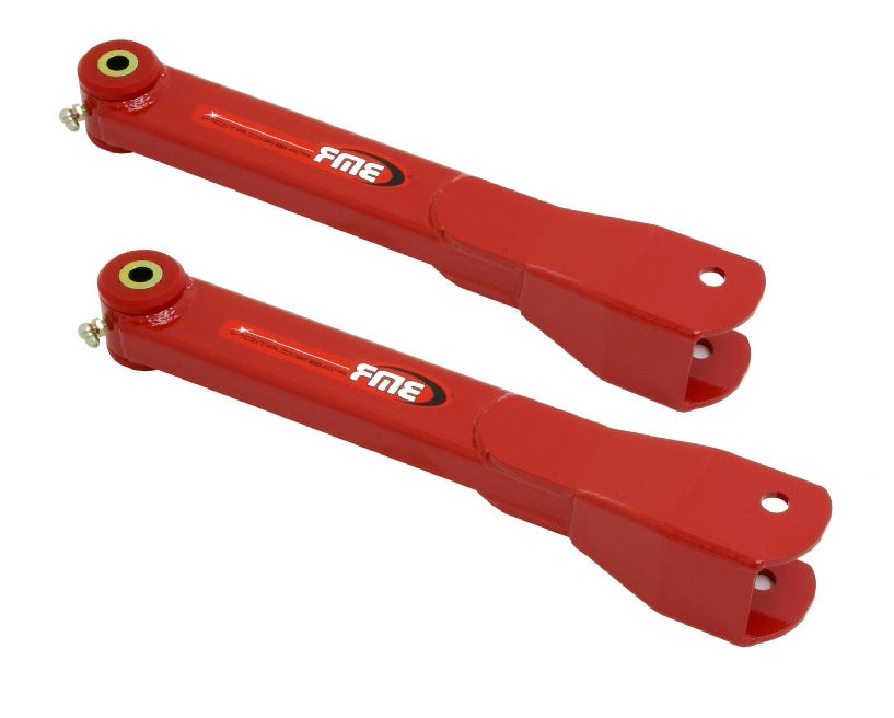 BMR REAR TRAILING ARMS POLY BUSHINGS - RED (10-15 CAMARO) - eliteracefab.com