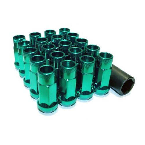 WHEEL MATE MUTEKI SR48 OPEN END LUG NUTS – GREEN 12×1.25 48MM - eliteracefab.com