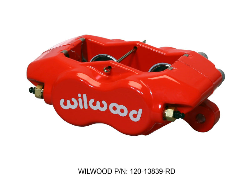 Wilwood Caliper-Forged DynaliteI-Red 1.38in Pistons .81in Disc - eliteracefab.com