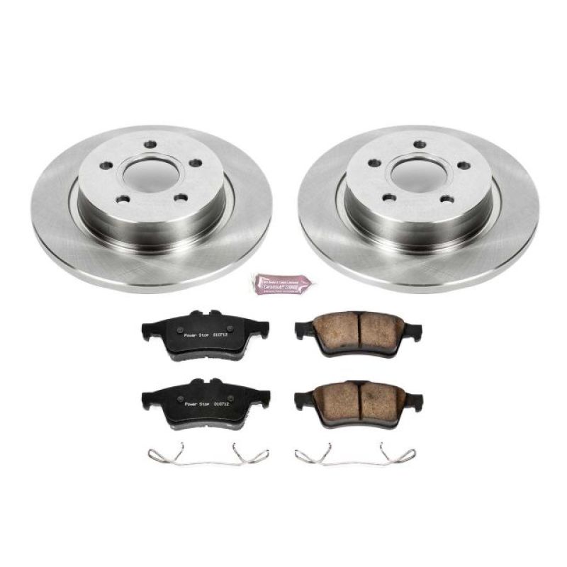 Power Stop 08-13 Volvo C30 Rear Autospecialty Brake Kit - eliteracefab.com