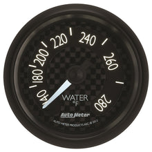 Load image into Gallery viewer, Autometer GT Series 52mm Mechanical 140-280 Deg F Water Temperature Gauge