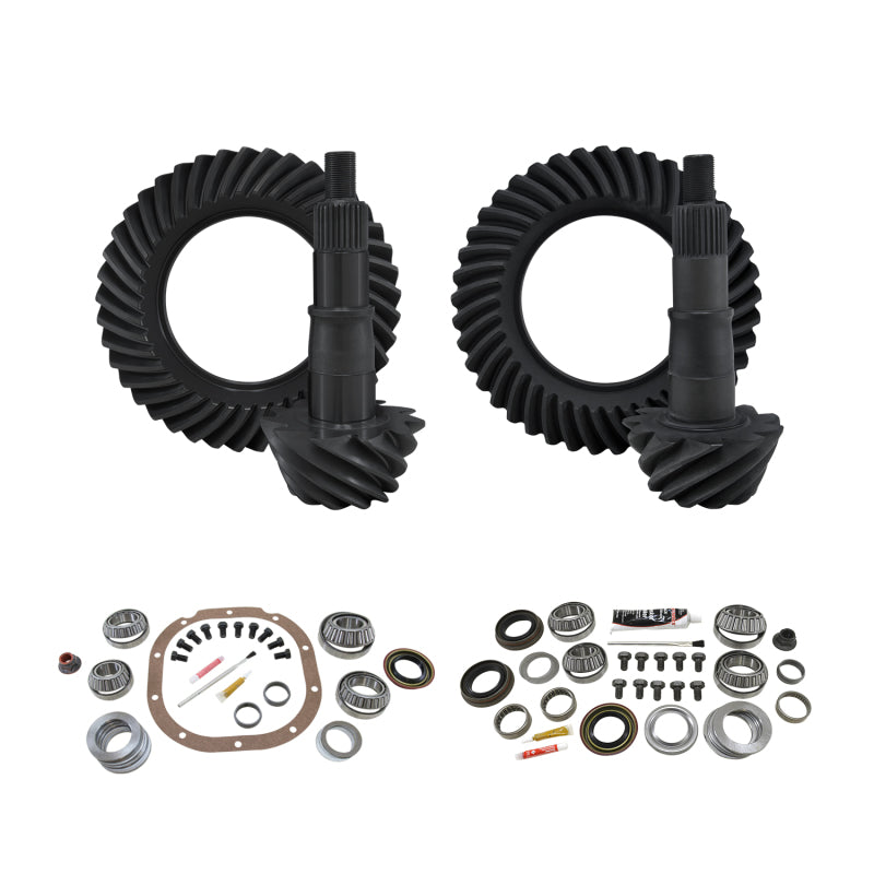 Yukon Gear & Install Kit Package for 15-19 Ford F150 8.8in Front & Rear 3.73 Ratio Yukon Gear & Axle