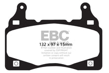 Load image into Gallery viewer, EBC 11-15 Chevrolet Camaro (5th Gen) 6.2 Yellowstuff Front Brake Pads - eliteracefab.com