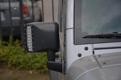 DV8 Offroad 07-18 Jeep Wrangler JK LED Mirror Housing w/ Turn Signal Option - eliteracefab.com