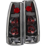 ANZO USA Cadillac Escalade Taillights Black - New Gen; 1999-2000