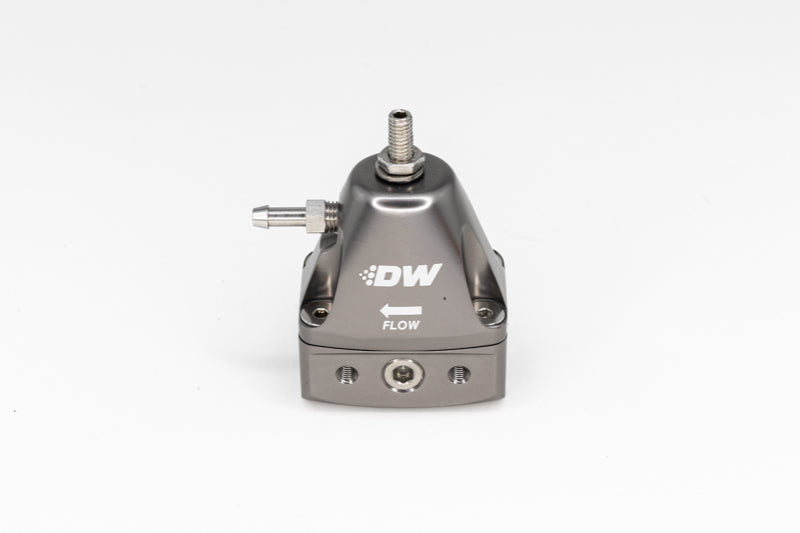 DeatschWerks DWR1000iL In-Line Adjustable Fuel Pressure Regulator - Titanium