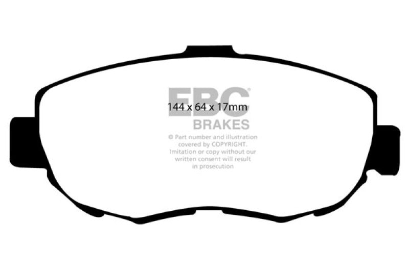 EBC 93-97 Lexus GS300 3.0 Redstuff Front Brake Pads - eliteracefab.com