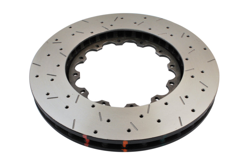 DBA 2008+ Mitsubishi EVO 10 T3 5000 Series Drilled and Slotted Front Replacement Rotor w/NAS Nuts KP DBA