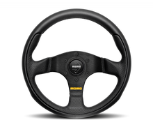 Load image into Gallery viewer, MOMO Team 300mm Black Leather Steering Wheel (TEA30BK0B)