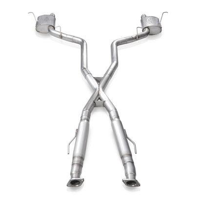 STAINLESS WORKS Legend Catback With X-Pipe Crossover Jeep Grand Cherokee 5.7L WK2 2011-2020 - eliteracefab.com