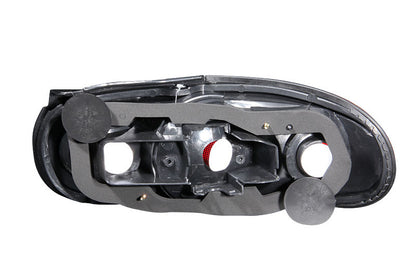 ANZO USA Mazda Miata Taillights Black; 1990-1997 - eliteracefab.com