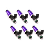 Injector Dynamics 1340cc Injectors - 60mm Length - 14mm Purple Top - 14mm Lower O-Ring Set of 6 (1300.60.14.14.6) - 1300.60.14.14.6