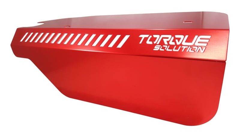 Torque Solution Engine Pulley Cover 2015+ Subaru WRX/2014+ Forester XT - Red - eliteracefab.com