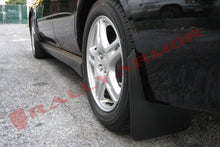 Load image into Gallery viewer, Rally Armor Basic Mudflaps Black Logo 2002-2007 Impreza / 2002-2007 WRX / 2004-2007 STI - eliteracefab.com