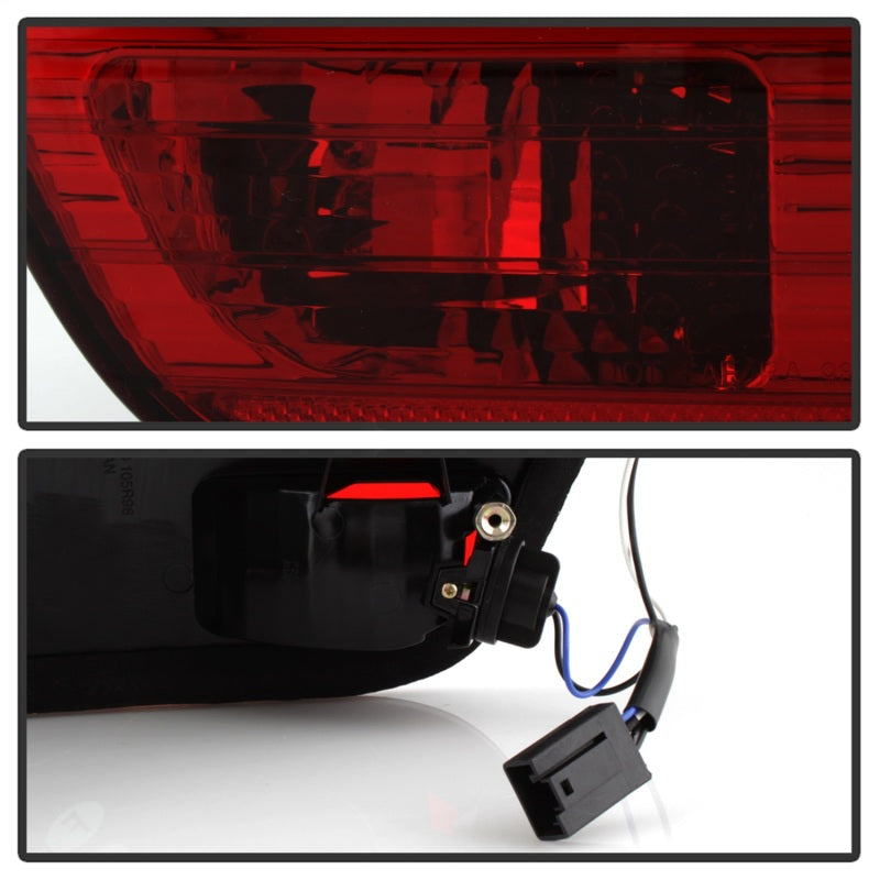 Spyder BMW E53 X5 00-06 4PCS Euro Style Tail Lights- Red Smoke ALT-YD-BE5300-RS - eliteracefab.com