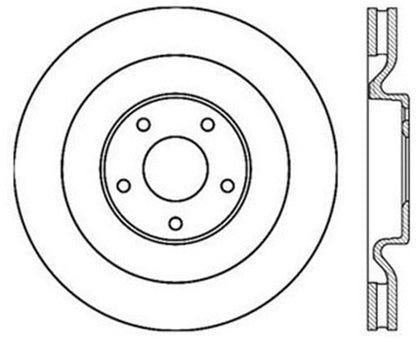 Stoptech 06-10 Corvette (Z06) / 10 Corvette Grand Sport Front Premium High Carbon Cryo Rotor Stoptech