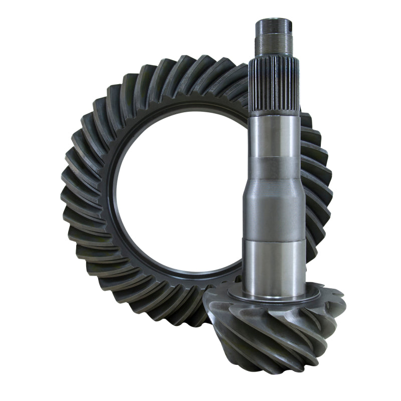 Yukon Gear High Performance Gear Set For 10 & Down Ford 10.5in in a 4.56 Ratio - 37 Spline Pinion Yukon Gear & Axle