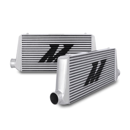 Mishimoto Universal Silver R Line Intercooler Overall Size: 31x12x4 Core Size: 24x12x4 Inlet / Outle - eliteracefab.com
