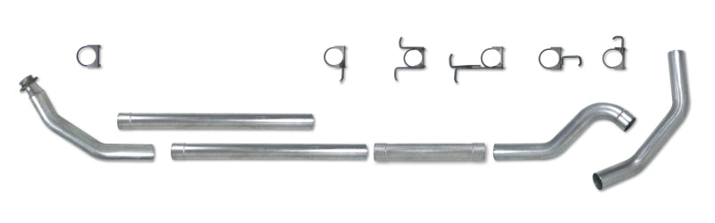 Diamond Eye KIT 4in TB MFLR RPLCMENT PIPE SGL SS: 98.5-02 DODGE CUMMINS 5.9L Diamond Eye Performance