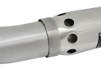 aFe LARGE Bore HD Exhausts 4in DPF-Back SS-409 2016 Nissan Titan XD V8-5.0L CC/SB (td) aFe
