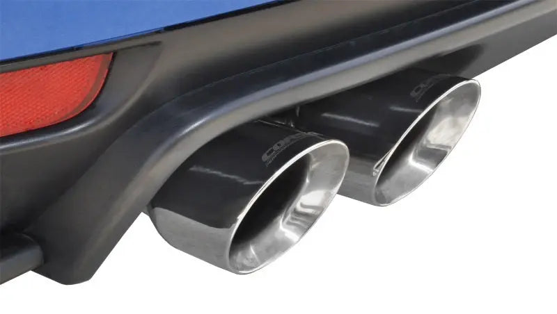 Corsa 08-13 Subaru Impreza Hatchback STI 2.5L Turbo Manual Polished Sport Cat-Back Exhaust - eliteracefab.com