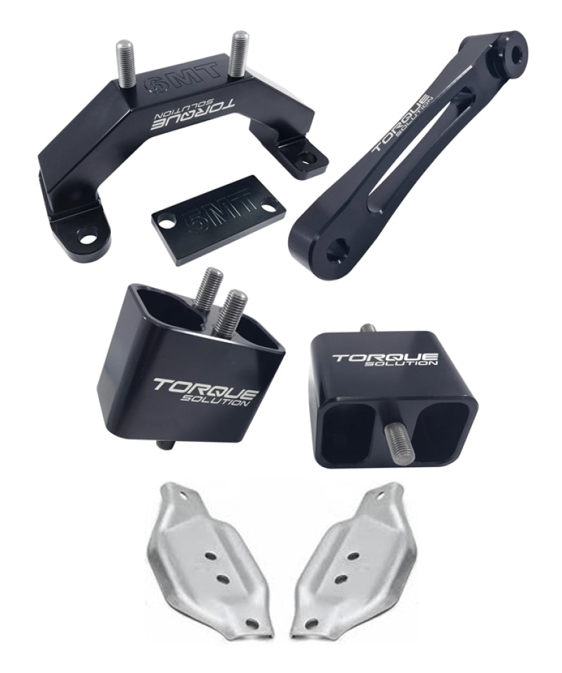 Torque Solution Engine & Transmission Mount Kit w/ Mount Plates 02-14 Subaru WRX / 04+ Subaru STI - eliteracefab.com