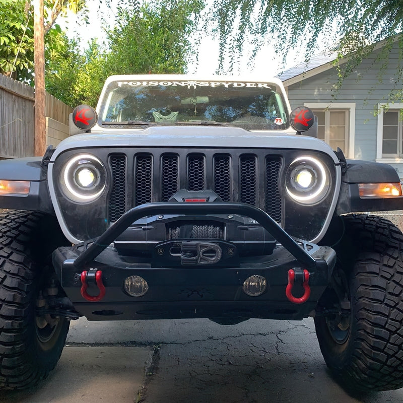 Oracle Jeep JL/Gladiator JT Oculus Switchback Bi-LED Projector Headlights - Amber/White Switchback - eliteracefab.com