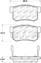 Load image into Gallery viewer, StopTech Performance 08-10 Honda Accord EX/EX-L Coupe / 08-10 LX/LX-P/LX+ Sedan Rear Brake Pads - eliteracefab.com