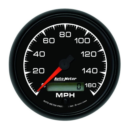 Autometer ES 85.7mm In-Dash Speedometer Elec. Programmable 160mph Gauge 5988