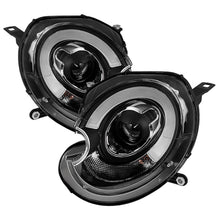 Load image into Gallery viewer, Spyder Mini Cooper 2010-2012 Projector Headlights Xenon/HID Model- DRL Blk PRO-YD-MC07-HID-DRL-BK - eliteracefab.com