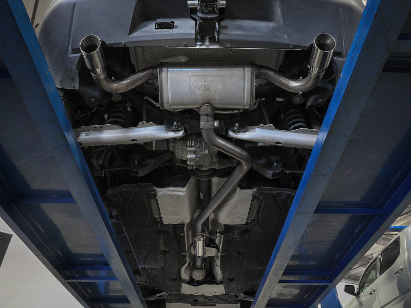 aFe Ford Bronco Sport 21-22 L3-1.5L (t)/L4-2.0L (t) Vulcan Cat-Back Exhaust System- Carbon Tips aFe