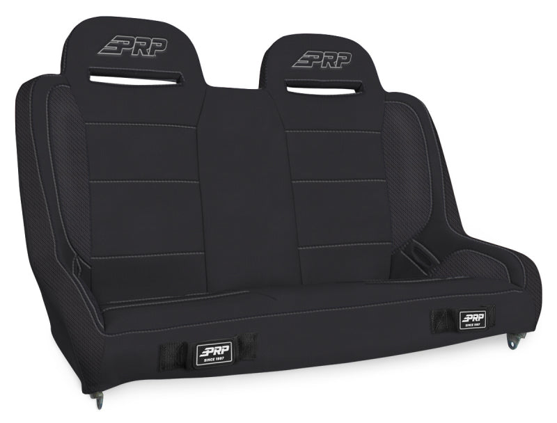 PRP Jeep Wrangler JKU/JLU Elite Series Rear Bench- Black Vinyl A9240-47-201