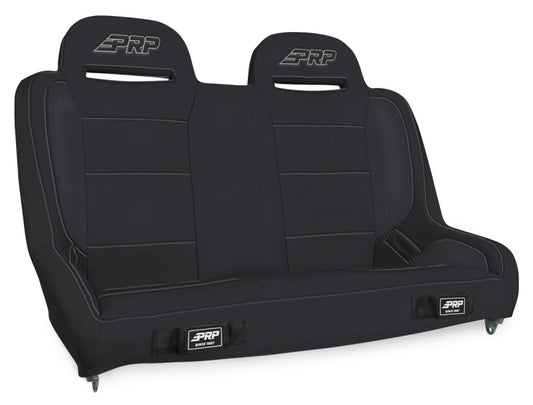 PRP Jeep Wrangler JKU/JLU Elite Series Rear Bench- Black Vinyl A9240-47-201