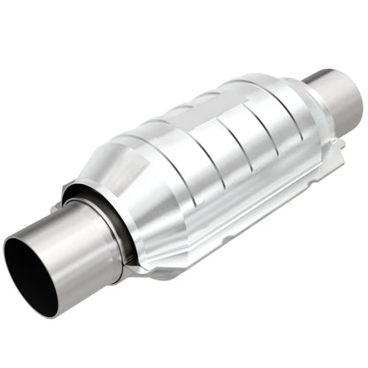 MagnaFlow Conv Univ 3in Inlet/Outlet Center/Center Round 9in Body L x 5.125in W x 13in Overall L Magnaflow