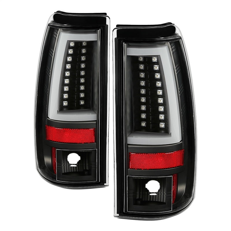 Spyder 03-06 Chevy Silverado - (Does Not Fit Stepside) LED Tail Lights - All Black ALT-YD-CS03V2-LED - eliteracefab.com